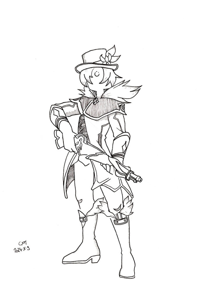 Un artilleur pyro fatui