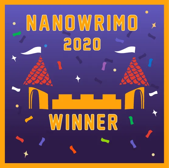 NaNoWriMo winner badge 2020
