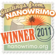 NaNoWriMo winner badge 2011